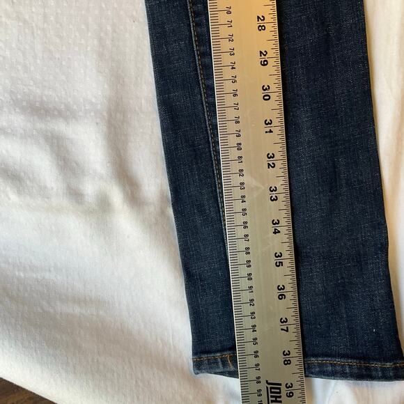 Aero Women Jeans size 28/32 Blue Mid Rise Stretch Slim Fit - Picture 3 of 11